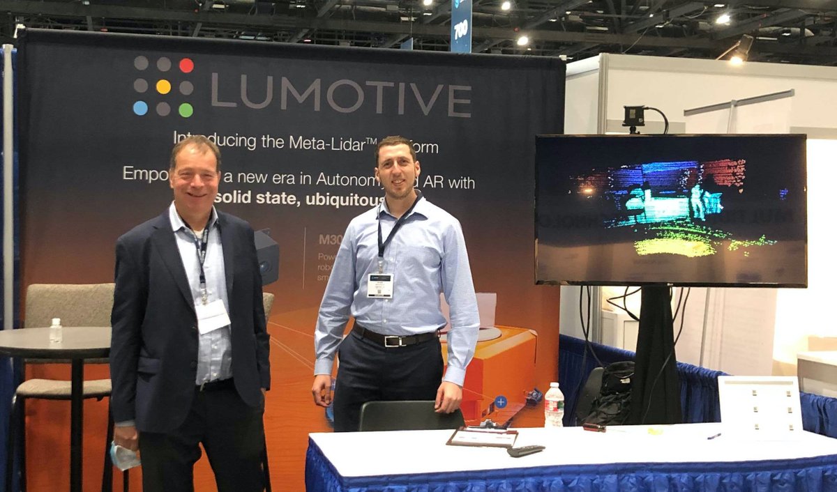 If you're at Sensors Converge in San Jose today, please stop by to see a demo of our powerful Meta-Lidar Platform and meet our CTO @GlebAkselrod, and VP of Business Development @DrAxelFuchs. We are at Booth 536 #SensorsConverge. #lidar #robotics #autonomy #AR