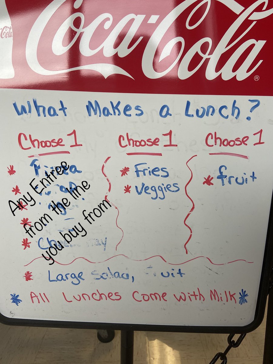 HarrisMath314's tweet image. Great options for free, fresh, balanced meals! A la carte items are still available for purchase (with $$). #schoollunchcanbethebest