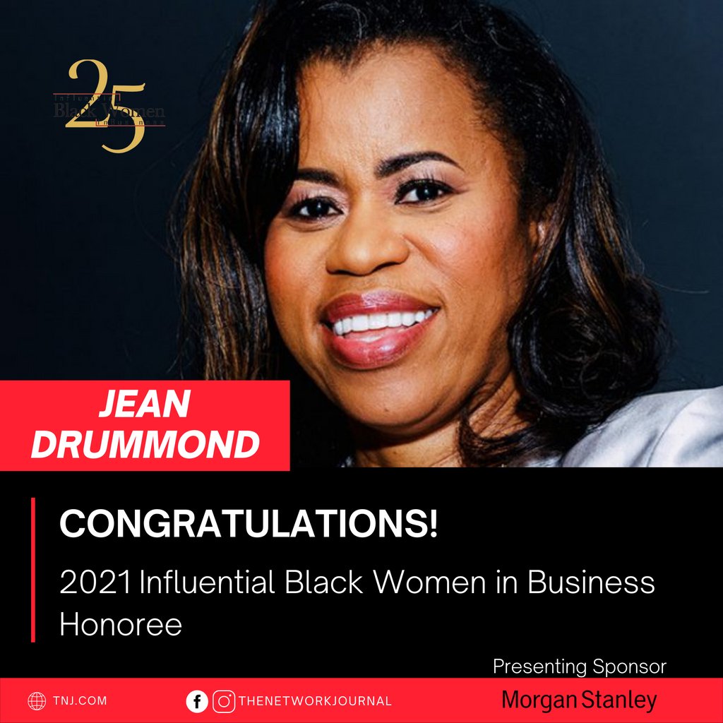 Please join us as we honor and celebrate Jean Drummond, CEO &amp; President, HealthCare Dynamics International, Lanham, Md., at TNJ’s 23rd Annual 25 Influential Black Women in Business Awards Virtual Celebration. 

Full article => tnj.com/jean-drummond-…

#tnj #influentialwomen
