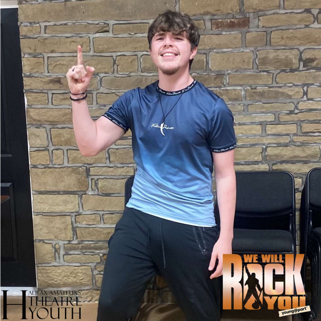 Next, to be introduced is Ethan Rodmell playing Brit. This is Ethan's fourth show with HATY. His favourite queen song is Seven Seas of Rhye, which is featured in We Will Rock You.

Book your tickets now to see Brit in action. ticketsource.co.uk/halifaxplayhou…