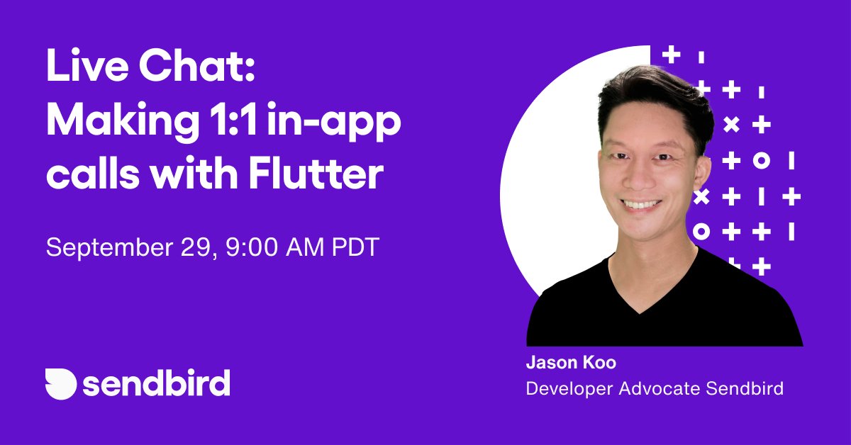 SendBird's tweet image. We&apos;re back with a new episode of Code Cafe! This one&apos;s for the #Flutter #devs - join the live conversation &amp;amp; learn how to expand your Flutter app&apos;s capabilities with 1:1 calls with Sendbird&apos;s Call SDKs. Register at buff.ly/3nSO5Xh

#codecafe #appdevelopment #Engineering