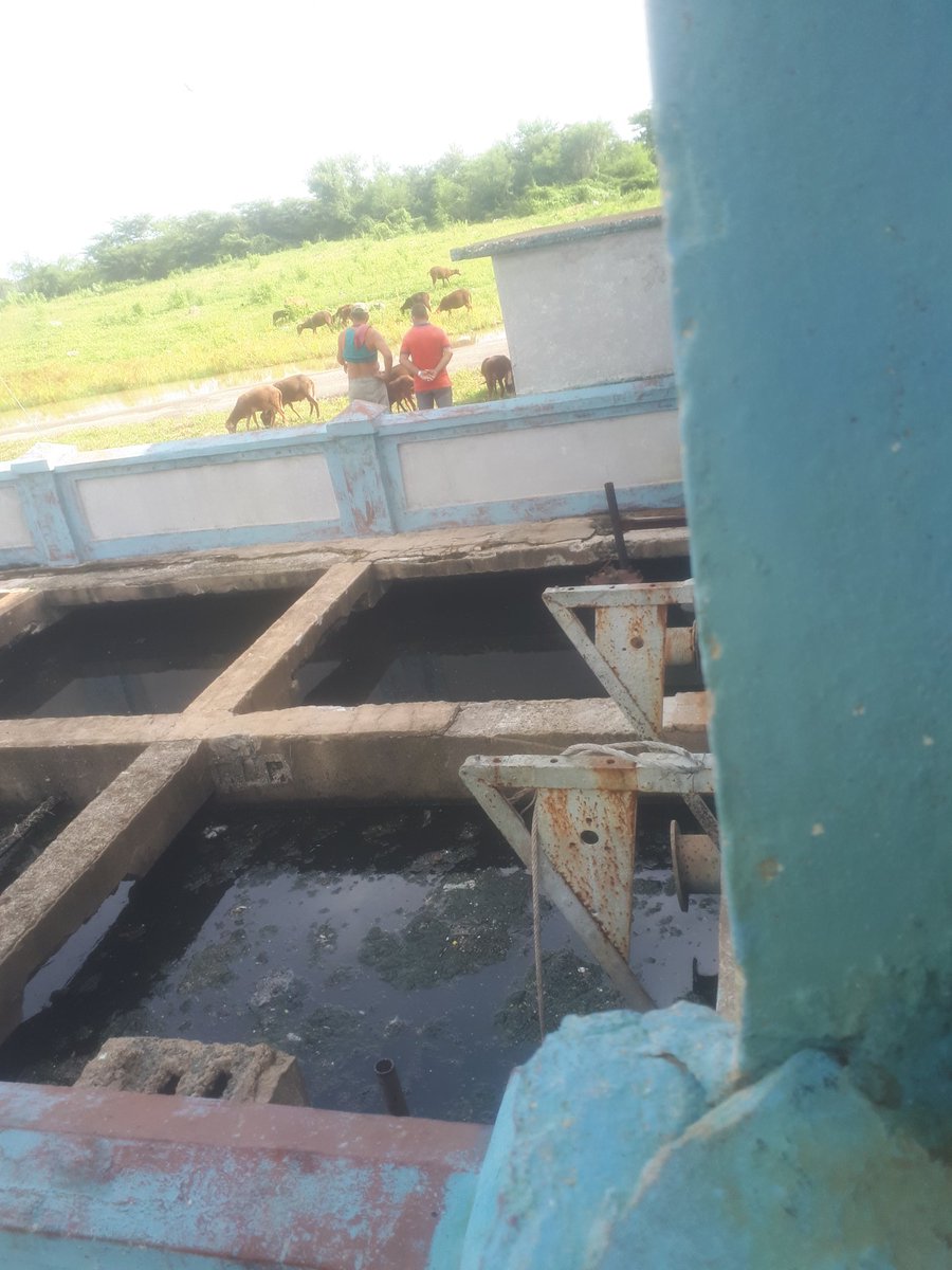 Puesta en marcha de la bomba de Residuales Reina reparada por la brigada de electromecanica pertenecientes a la EAA CIENFUEGOS # SEGUIMOS EN COMBATE.