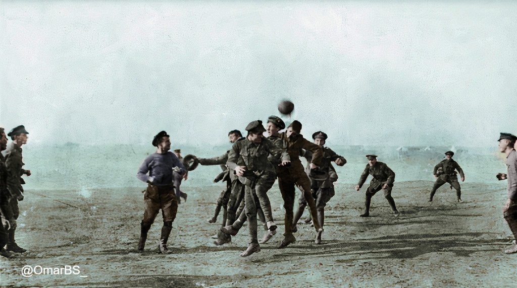 La tregua de Navidad, año 1914.