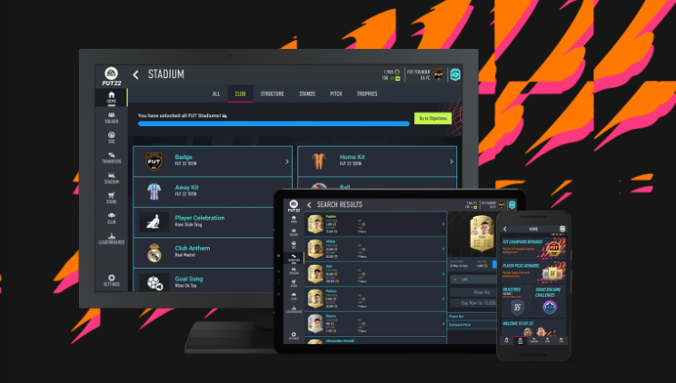 EA SPORTS FC on X: The #FUT Web App for #FIFA22 is live 🙌💯 Updates to  the Companion Apps coming soon 💪    / X