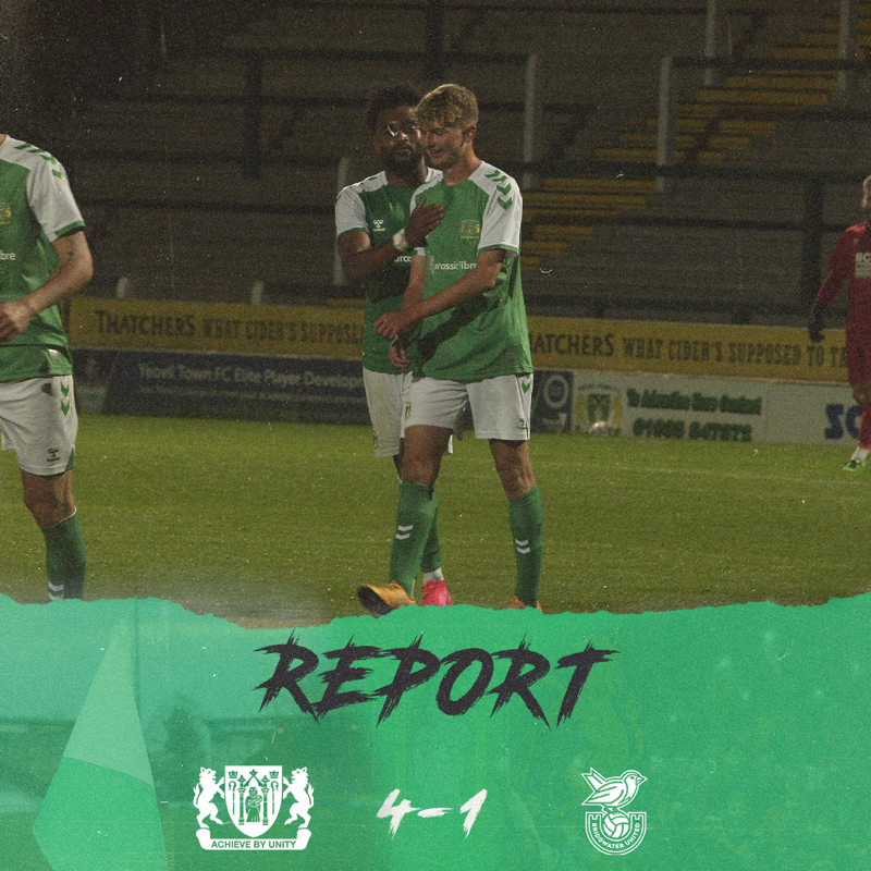 YTFC's tweet photo. 📝 Finlay Skiverton's first #YTFC goal ensured a comfortable victory over Bridgwater United in the Somerset Premier Cup.