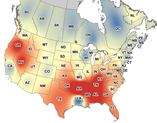 AnnaZajacova's tweet image. Our paper "The Geography of Chronic Pain in the United States and Canada" newly available on  @medrxivpreprint at bit.ly/GeoPain
Notice the pain "hotspot" states! 
@westernuGeoEnv @WesternU @UBuffalo @UBSociology #chronicpain