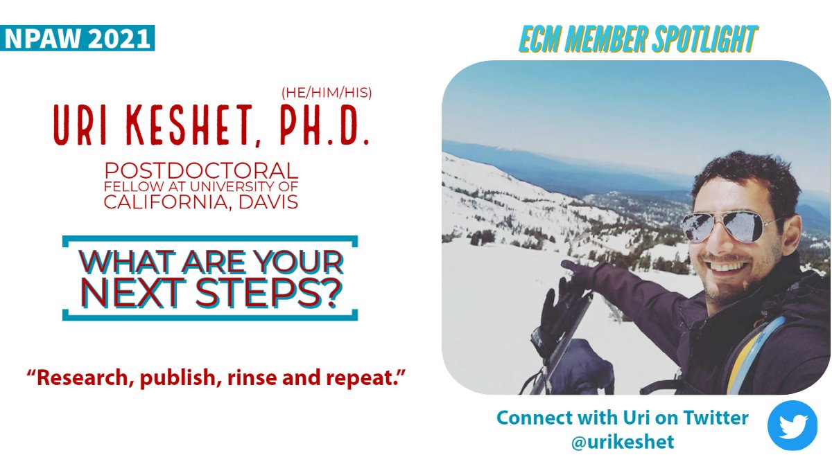 manaecm's tweet image. Dr. Uri Keshet @urikeshet, currently in the Fiehn Lab at @ucdavis is working on improving separation speed and performance, and identification confidence.
#manaNPAW #manaLUVSpostdocs #NPAW2021