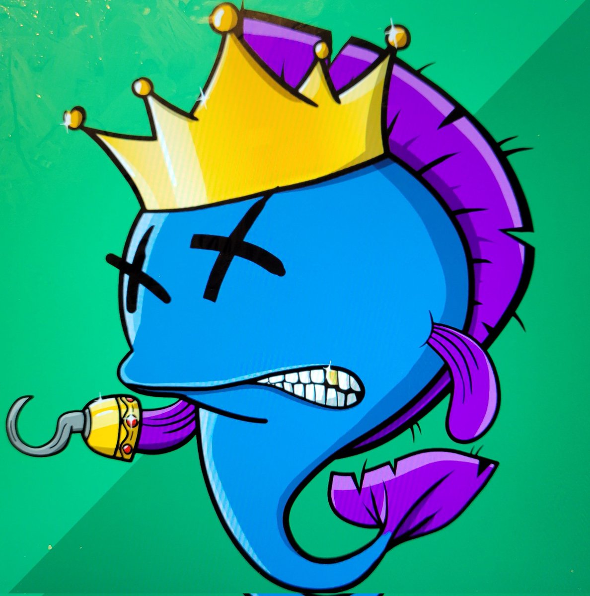 _AimlessFish's tweet photo. In the Aimless Fish Dynasty, most fishies are of the average type, but their are Kings and Queens among the family with greater powers.
It is a large family and the power each and everyone hold is diverse!
#aimlessfish #nftcollectors #NFTartist #NFTdrop #NFTGiveaway coming soon! https://t.co/h6ULxVug16
