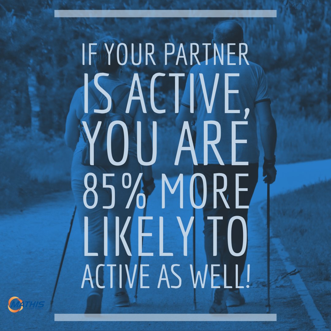 Mathis_PT's tweet image. Having active partner or friend drastically increases the likelihood of you being active as well!