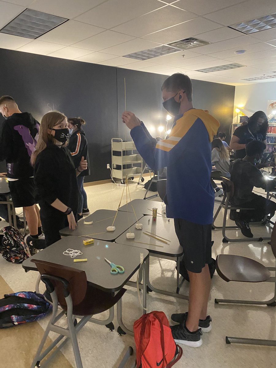 After reading the Greek myth of Daedalus and Icarus, we competed in an “Icarus Challenge”. Some crashed and burned and other flew too close to the sun. One group beat out the competition, claiming victory.