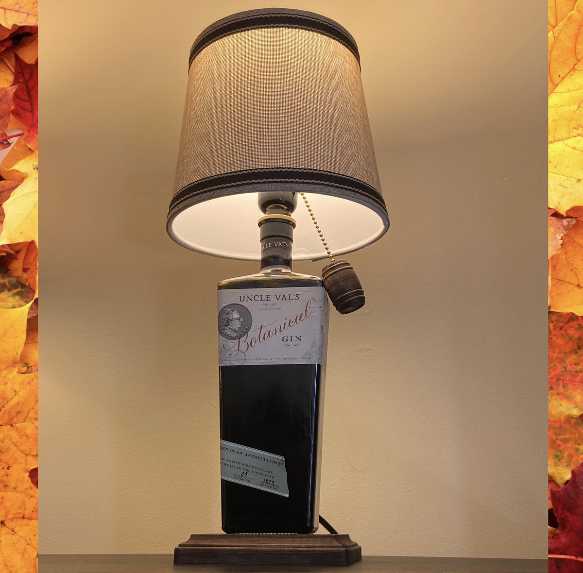 Happy 1st day of Fall! 🍂 🍁 🎃 BottleCraft by Tom lamps will be available at Counterweight Brewing this weekend (Sept. 25th and 26th) and at a few other Craft Shows this Fall! Come by or order online for your holiday gifts! 🎁 #gin #bottlelamp #fall #shopct #shoplocal #craftfair