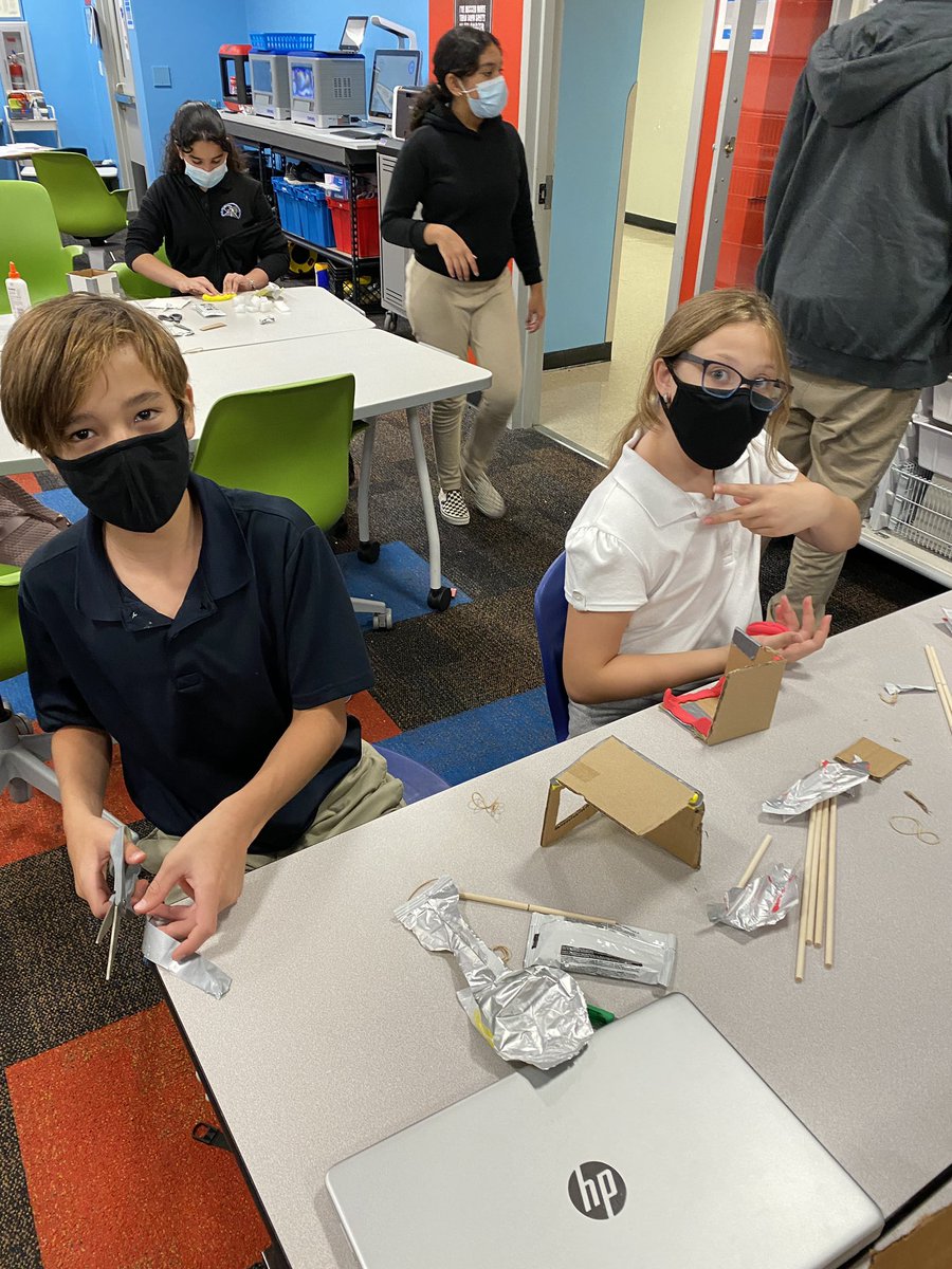 STEMSquadHDMM's tweet image. Egg Drop containers are started! Can’t wait to see them in action next week. Stay tuned! #STEMis