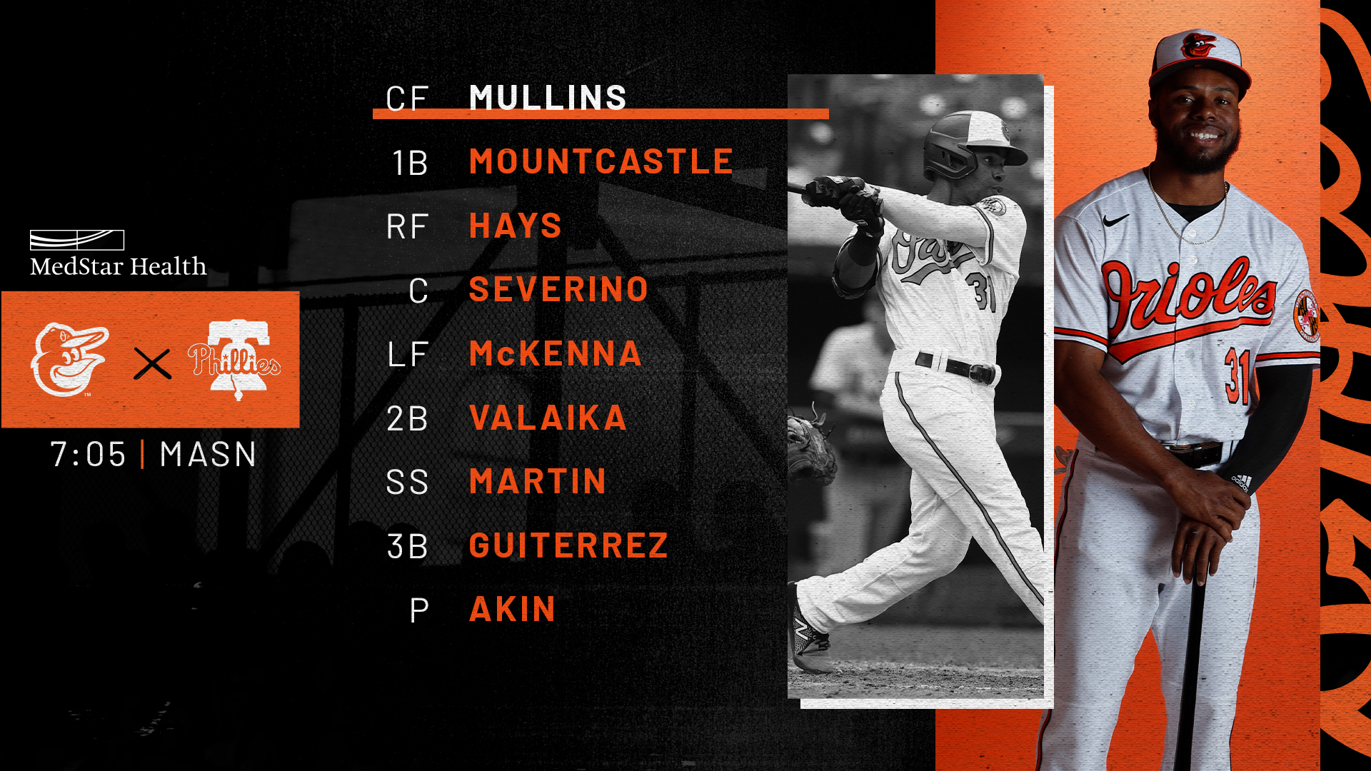 Baltimore Orioles on Twitter "Series finale against the Phillies…