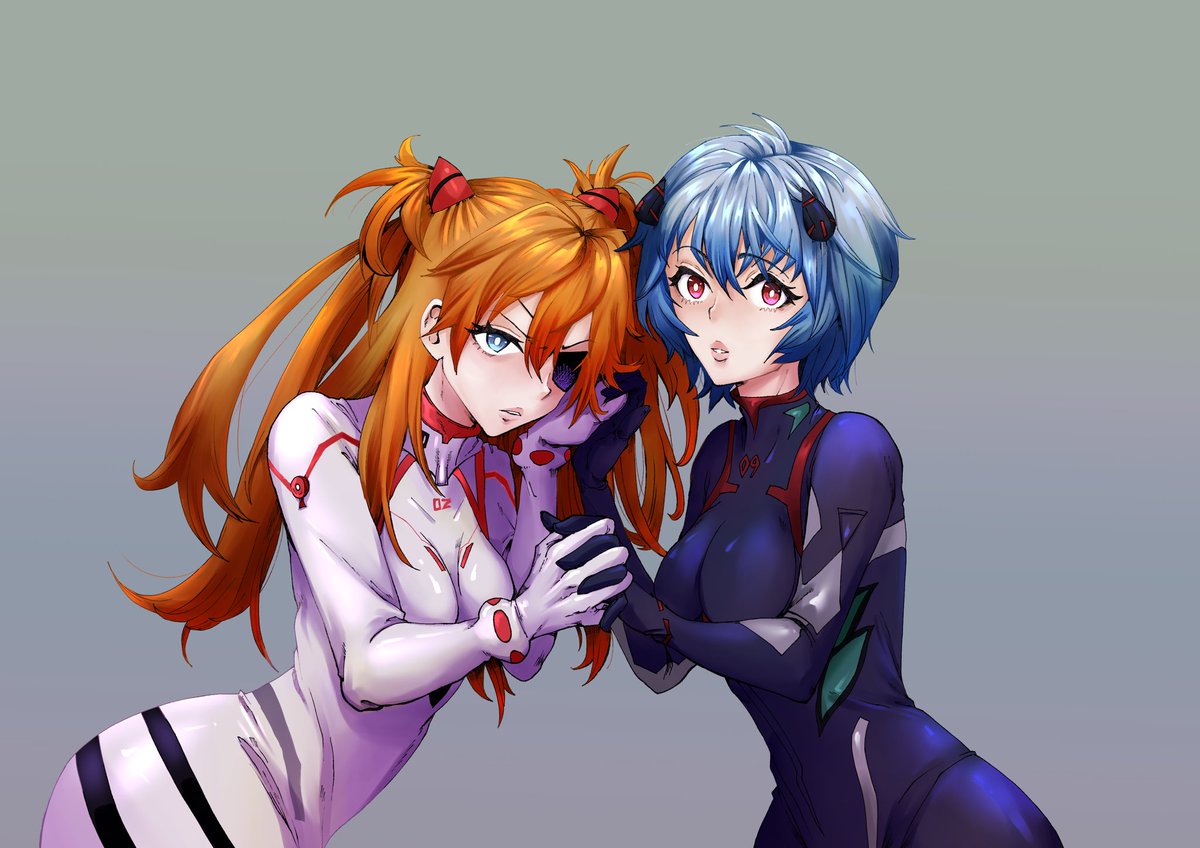 That last movie was good #Evangelion #asuka #rei