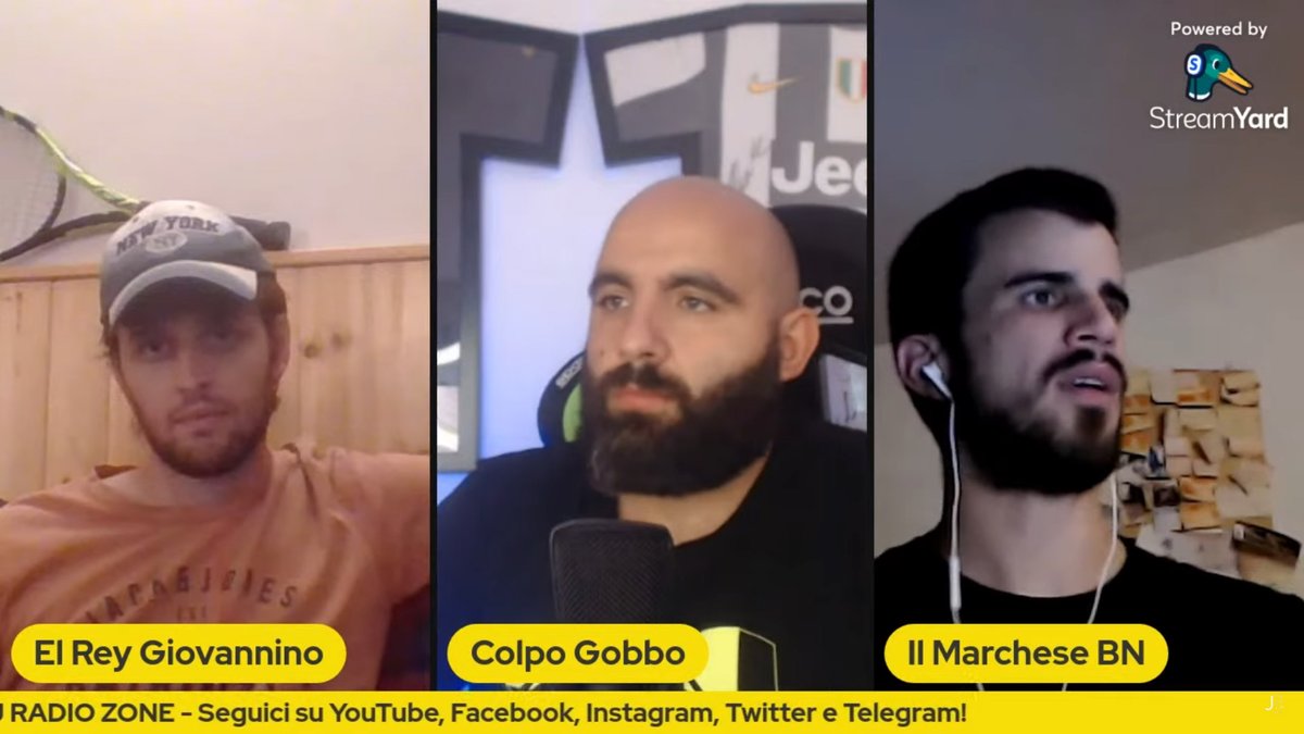 JRadioZone1's tweet photo. Ringraziamo @elreygiovannino e @ColpogobboYtube per il prezioso contributo!

#JRadioZone, a seguito di motivi personali di Paco, verrà temporaneamente sospeso, sperando di tornare quanto prima.

@IlMarcheseBN vi aspetta ogni mercoledì alle 21.30 in LIVE con ospiti. https://t.co/VhJF5sMxkp