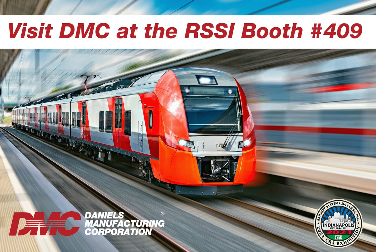 dmctools's tweet image. We will be at the RSSI in Indianapolis this week. Stop by our booth to see our crimp tools! #Rail #RSSI #RSSI2021 #railandtransit