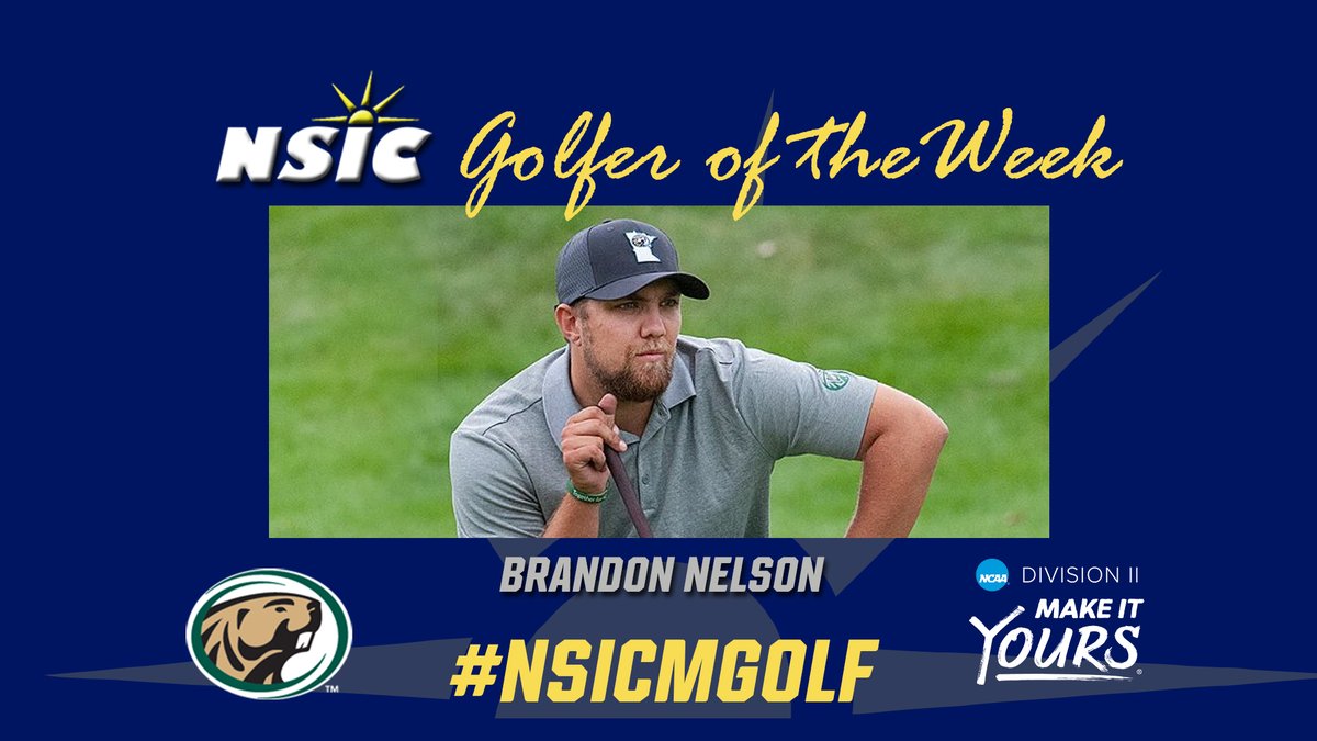 #NSICMGOlf Release No. 2
#NSICPOW
Brandon Nelson - Bemidji State

Full Release at: northernsun.org/news/2021/9/22…