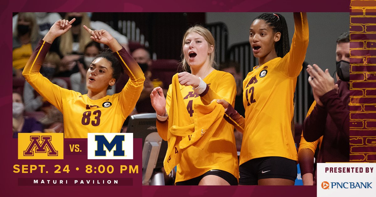 𝐁𝟏𝐆 𝐎𝐩𝐞𝐧𝐞𝐫 💥 The No. 9-ranked #Gophers are set to host Michigan and Maryland this weekend at the Pav to open up conference play. Preview ⤵️ z.umn.edu/B1GOpener