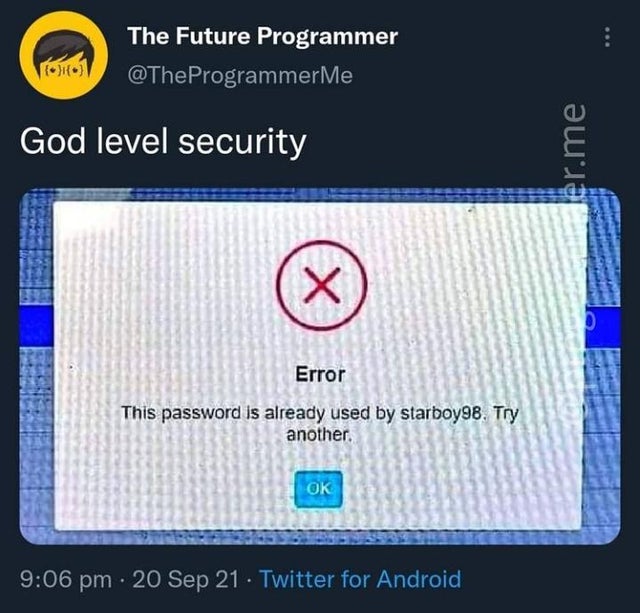 thecoderlife's tweet image. wow, thanks for the warning XD

#developers