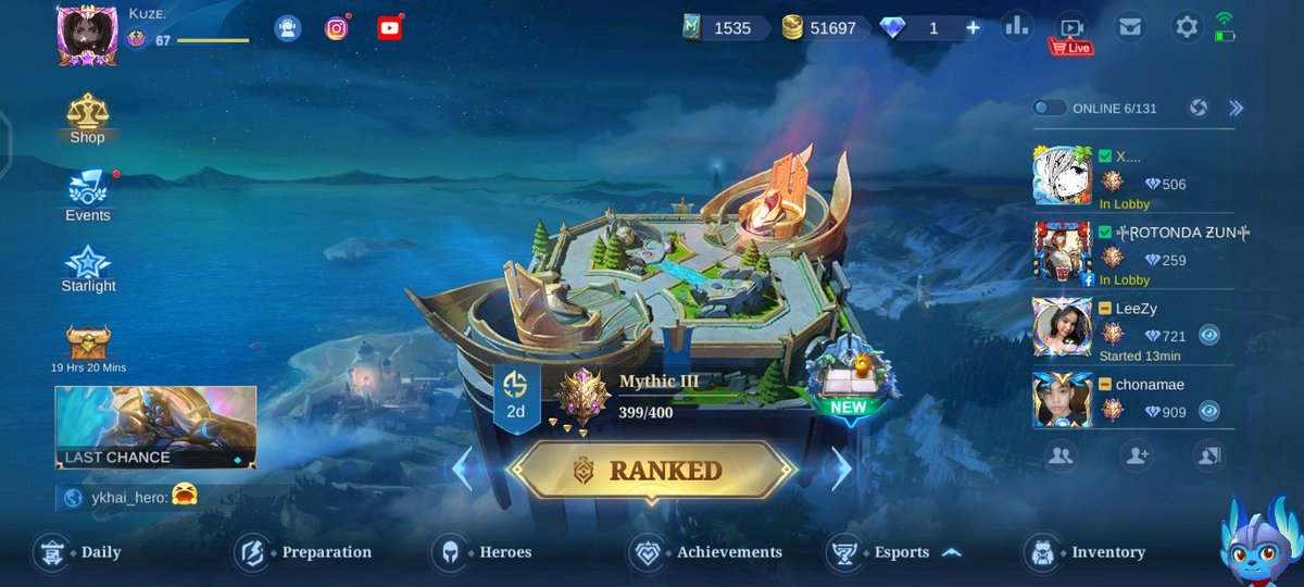 Jhayzer7's tweet photo. bagong update bagong winstreak👌😯 https://t.co/xOl0FULt62