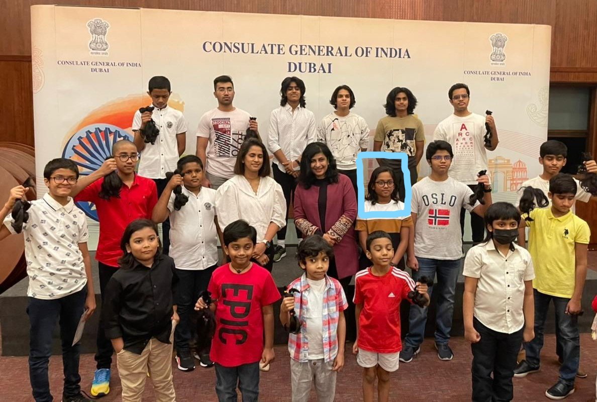 OOB_GEMS's tweet image. What a proud moment for us as Abhivan Menon of 7B donates his locks for such a noble cause -  #HairForHope @MathewPremi #GoodRoleModel #BetterHumanBeing @shjspea @GEMSEducation