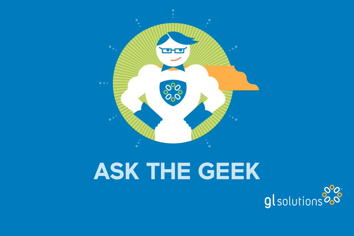 GLSuite's tweet image. Got a Problem? The Geek Has Answers. 

Learn more about how to ask the geek a regulatory software question on our website. 
bit.ly/3lREmhg

#PassionateAboutGovernment #licensing #softwaregeek