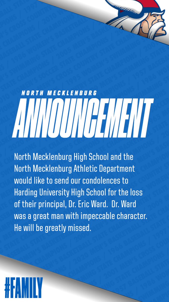 NM_Vikings's tweet image. POSTPONED: The volleyball match vs. Harding has been postponed. A makeup date has not been determined. Our thoughts and prayers are with Harding. #EricWard #Family #HardingStrong @HUHSAthletics