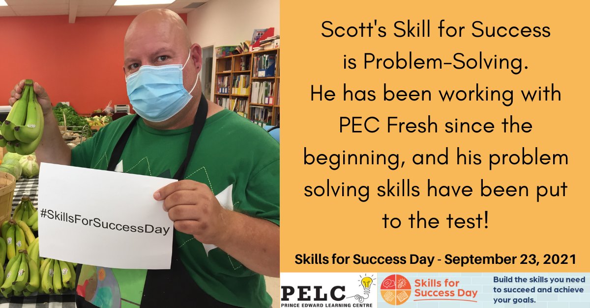 Skills for Success are the everyday skills needed for work, learning and life. Improving them will help you succeed in today’s and tomorrow’s workplace. Call PELC today!  #skillsforsuccess 
<a href="/abclifeliteracy/">abclifeliteracy</a>
 @princeedwardlearningcentre #skillsforsuccessday #adultliteracy