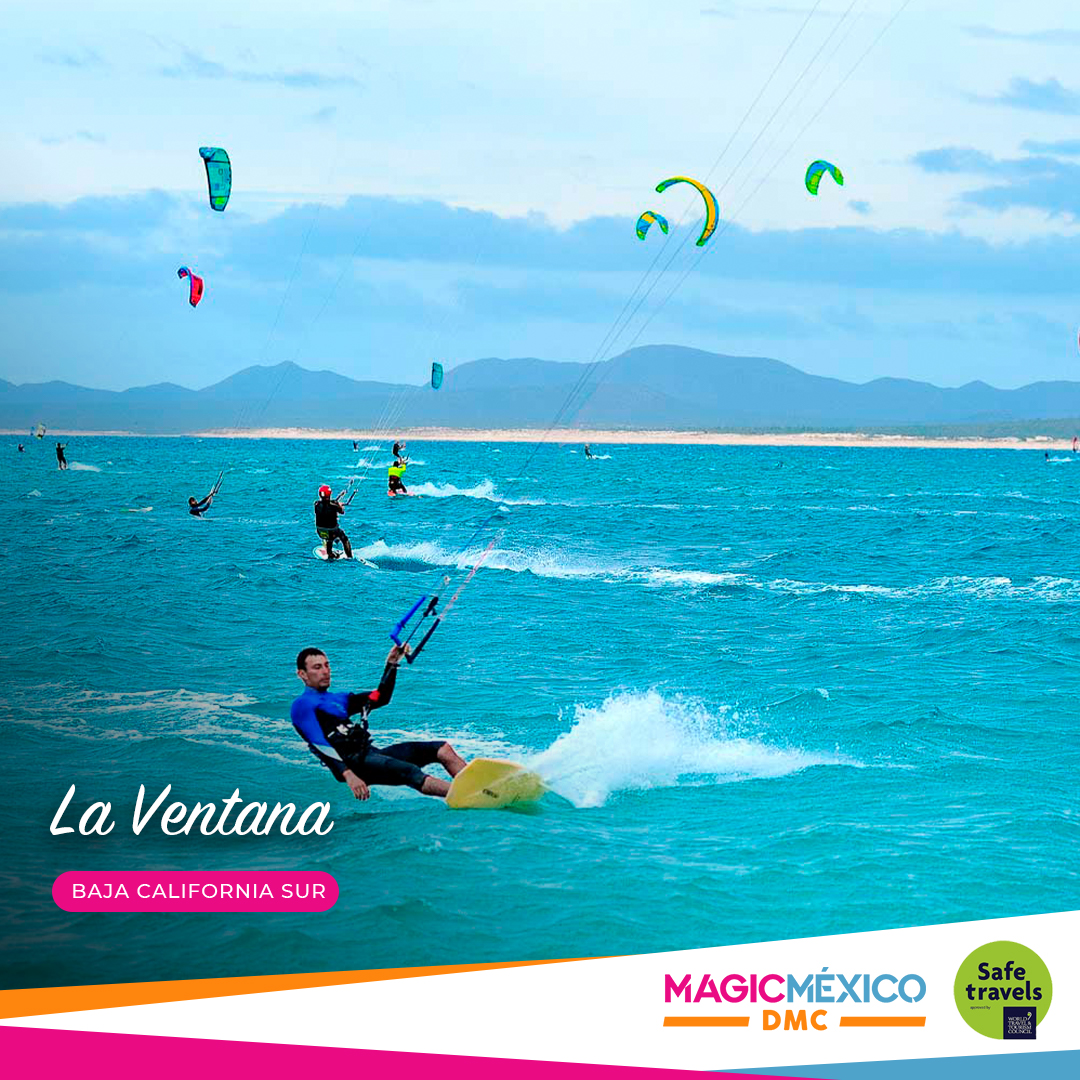 MagicMexicoDMC's tweet photo. La Ventana es un pueblo muy popular para los fanáticos de la playa y el kitesurf 🌊🏄🏽‍♀️🪂

Puedes sumergirte en las aguas termales que se mezclan con mar y practicar kayak, buceo y pesca 🎣🤿📍

📲Síguenos: @magicmexicodmc 

 #bcs #ViveloConMagicMéxicoDMC 
  #laventana #kitesurf https://t.co/msqvuc8jST