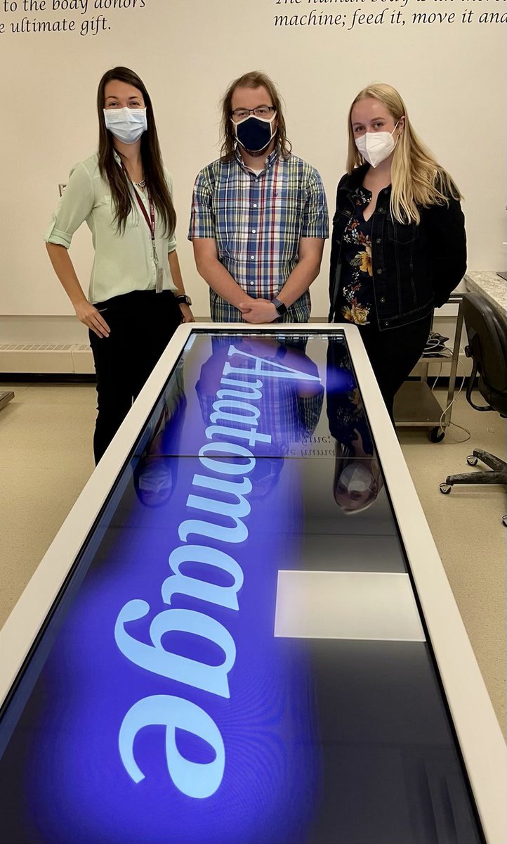 AndronowskiLab's tweet photo. The @MUNMed anatomy team is gearing up to teach our first labs for our #Classof2025 learners! We will be using our cutting-edge @Anatomage table to visualize structures in 3D space! #RealAnatomy #3Danatomy @vianne_timmons https://t.co/3nYckgpc4v