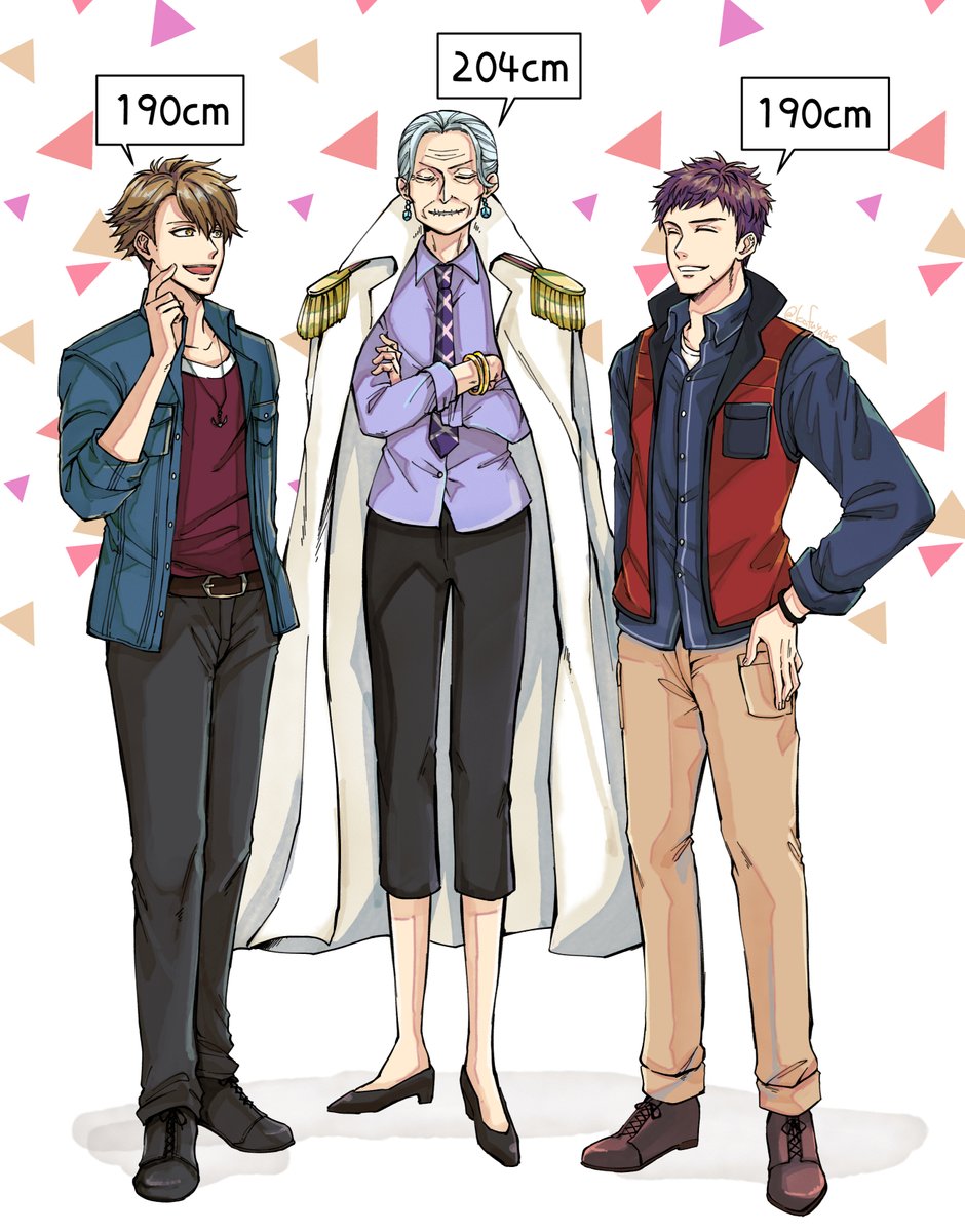 Twitter 上的 香冬 ワンピ A3 アイナナ 龍之介も臣くんも身長高いなあと思ってたけど おつるさんよりも小さい事に気づいてしまった おつる さん思ってたより身長高 T Co Ecd3mbe5js Twitter