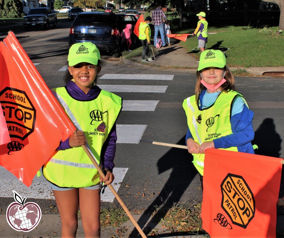 SSPPS6's tweet photo. Building healthy habits and addressing climate change, one step at a time. The first #SSPPride Walking School Bus of the 2021-2022 school year was a success! #SSPCares #SSPLearns #ClimateWeekMN #SafeRoutestoSchool https://t.co/5zGNvUlDYj