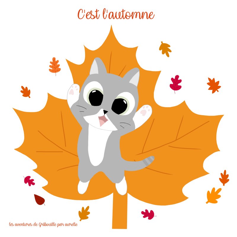 Orelygribouille's tweet photo. 🍂🍁🍄
#lesaventuresdegribouille #bdchat #bd #chat #illustration #illustrationchat #dessin #humour #illustrationautomne #automne https://t.co/WX9eL4qIje