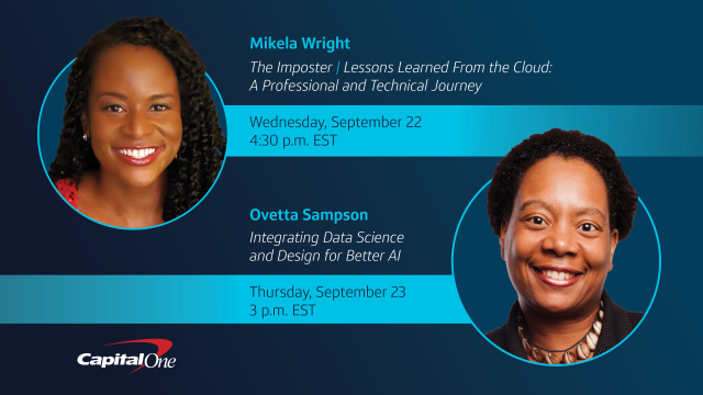 Shout out to my <a href="/CapitalOneTech/">Capital One Tech</a> colleagues who are speaking at the Black is Tech Conference this week. If you’re attending, check out their sessions. bit.ly/3lS7O6Q