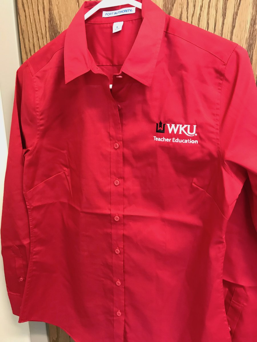 Calling all Topper Teachers...Here's your chance to earn cool gift card prizes! To enter...tag me the next time you visit a school for fieldwork &amp; wear your <a href="/WKUCEBS/">WKU CEBS</a> Red Shirt! Need a shirt? Visit <a href="/WKUSTE/">WKU STE</a> office in GRH to snag yours. Prize drawings will take place on Oct. 18!