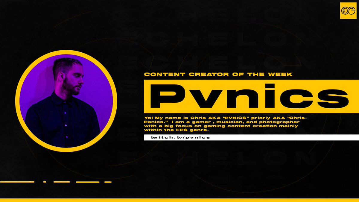 EchelonGaming_'s tweet photo. This weeks #CCW / #ContentCreatorOfTheWeek is none other than @PVNlCS. This man has been grinding Apex to the bone. From long strenuous streams, to high tier quality content, the Pvn Man is only getting started. Congrats Chris, we’re proud of you!
#EchelonEagles https://t.co/X4LvOWX8TB