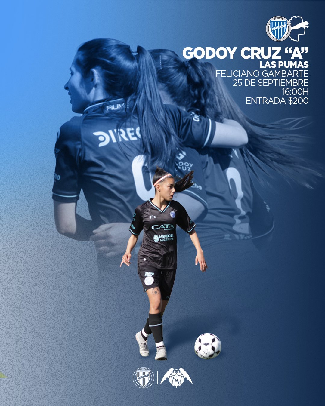 Club Godoy Cruz On Twitter Futbolfemenino Tenemos Una Noticia Muy Buena Para Contarles Y Vamos A Festejarla Jugando En El Gambarte Este Sabado Godoy Cruz A Recibe En Casa A Las Pumas