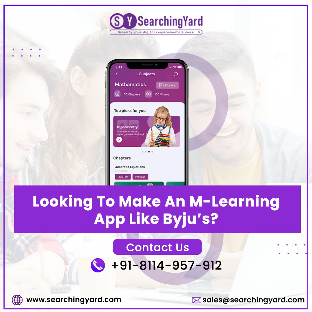 ashutoshyard's tweet photo. Looking To make an M-Learning App like Byju's ?
#nextgenerationeducation #lms #elearning #onlineeducation #mobileappdevelopment https://t.co/bqOBZoovAr