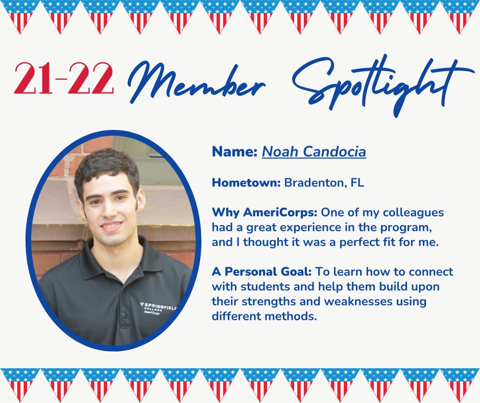 SCAmeriCorps's tweet photo. Check out our member spotlight of the week! https://t.co/sM2PJbZdnS