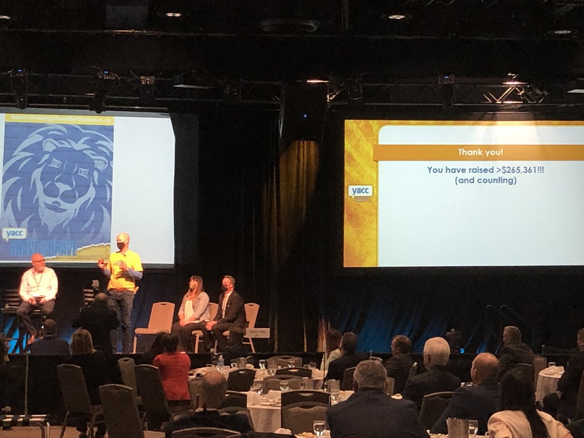 What can you say about <a href="/markcollettnl/">G. Mark Collett</a> &amp; the largest ever <a href="/YACCShave/">Shave for the Brave</a>? How about: way to go Mark &amp; the entire offshore industry! 
$265K+ will make a huge difference to the lives of young people with cancer throughout Canada.