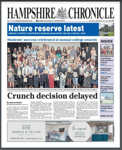 Nowhere stays the same: lots of stories about change in Winchester; Bar End park and ride, nature reserve at barracks, ideas for North Walls park, as well as Half Marathon photos and 100 other things #winchester #hellowinchester #Buyapaper
