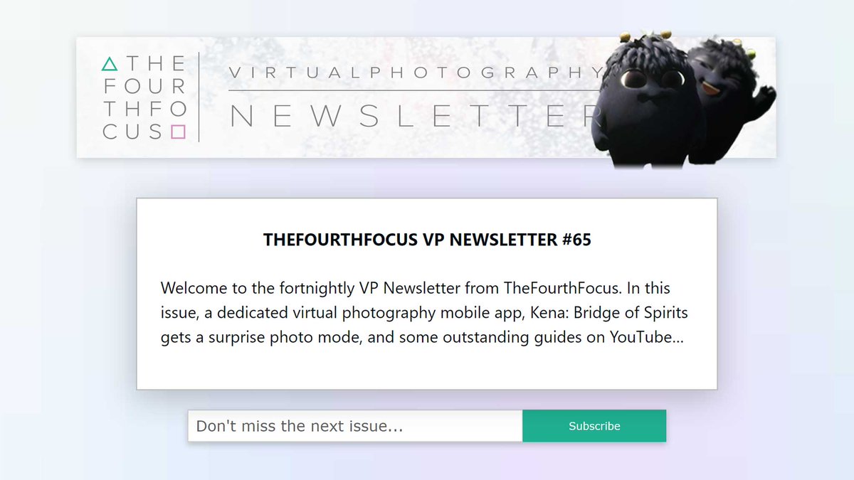 TheFourthFocus's tweet photo. // #VPNewsletter #65: Out Now📬
Available to view or subscribe directly from my Twitter profile! 📨🐦⏫ https://t.co/RpBW6UESjd