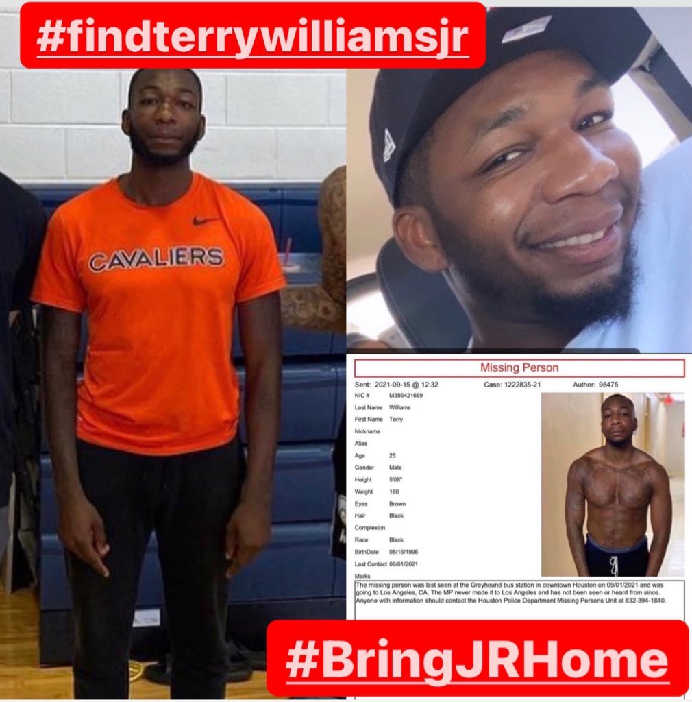 Dsimone___'s tweet photo. @ajplus @keiajahhh #MissingPerson My little cousin Terry Williams Jr was last seen September 1st in Houston. Our family has filed a missing persons report & would greatly appreciate it if anyone could help by RT this we would greatly appreciate it! #BlackAndMissing #bringJRhome #findTerryWilliamsJr https://t.co/PDUHuIIGGZ