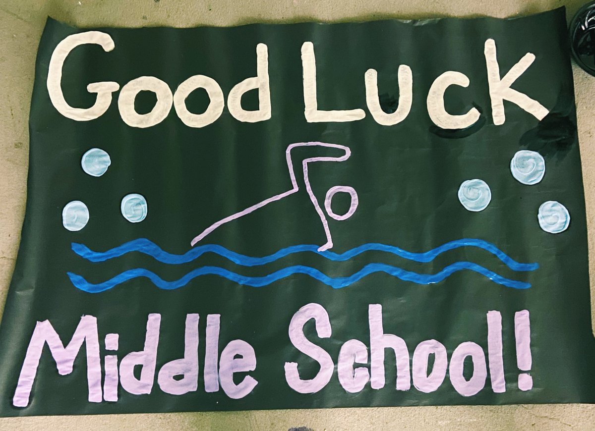 HUGE congrats to the middle school swim team on their first meet of the szn yesterday‼️