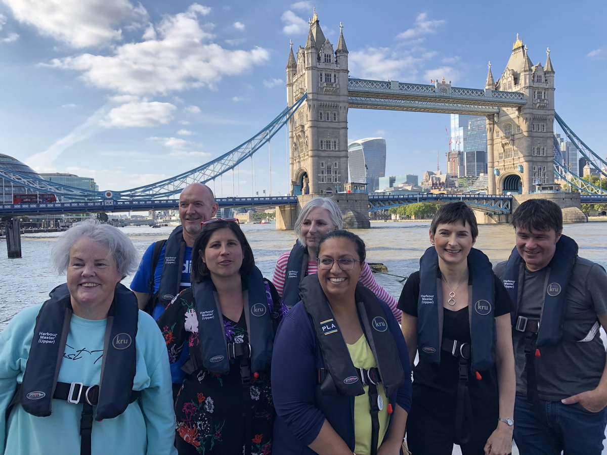 Thank you @LondonPortAuth for your informative and fun afternoon on the Thames, hearing about your work and the challenges for the Thames with @HinaBokhariLD @cllr_anood @AdeleLibDem @cathedralsdavid @damian_obr