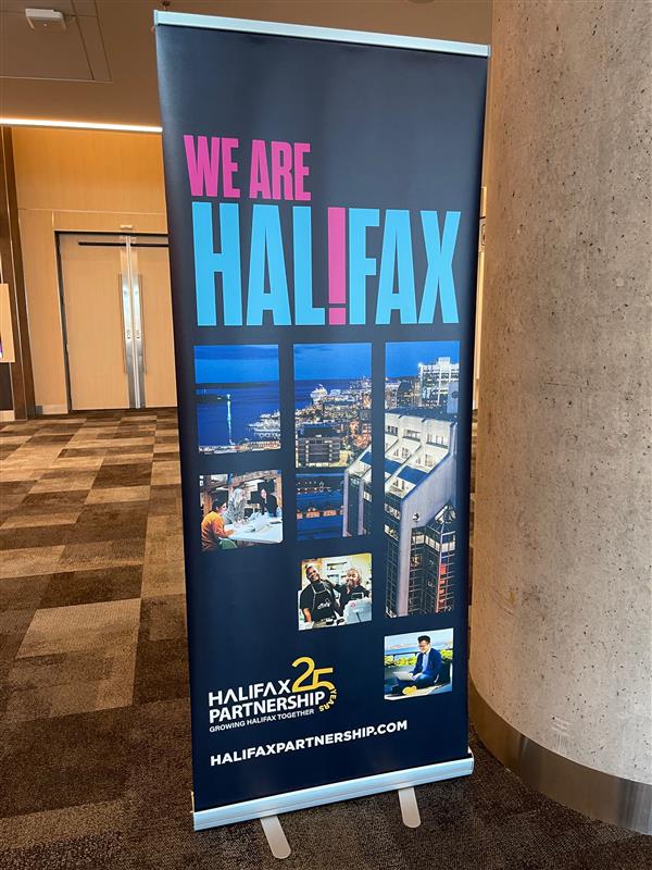 HfxPartnership's tweet photo. Our team is getting excited for our 25th Anniversary Celebration and AGM! Thank you to the @hfxconventions for hosting us. Stay tuned for live tweets! #WeAreHalifax https://t.co/CtIRX5sp6y