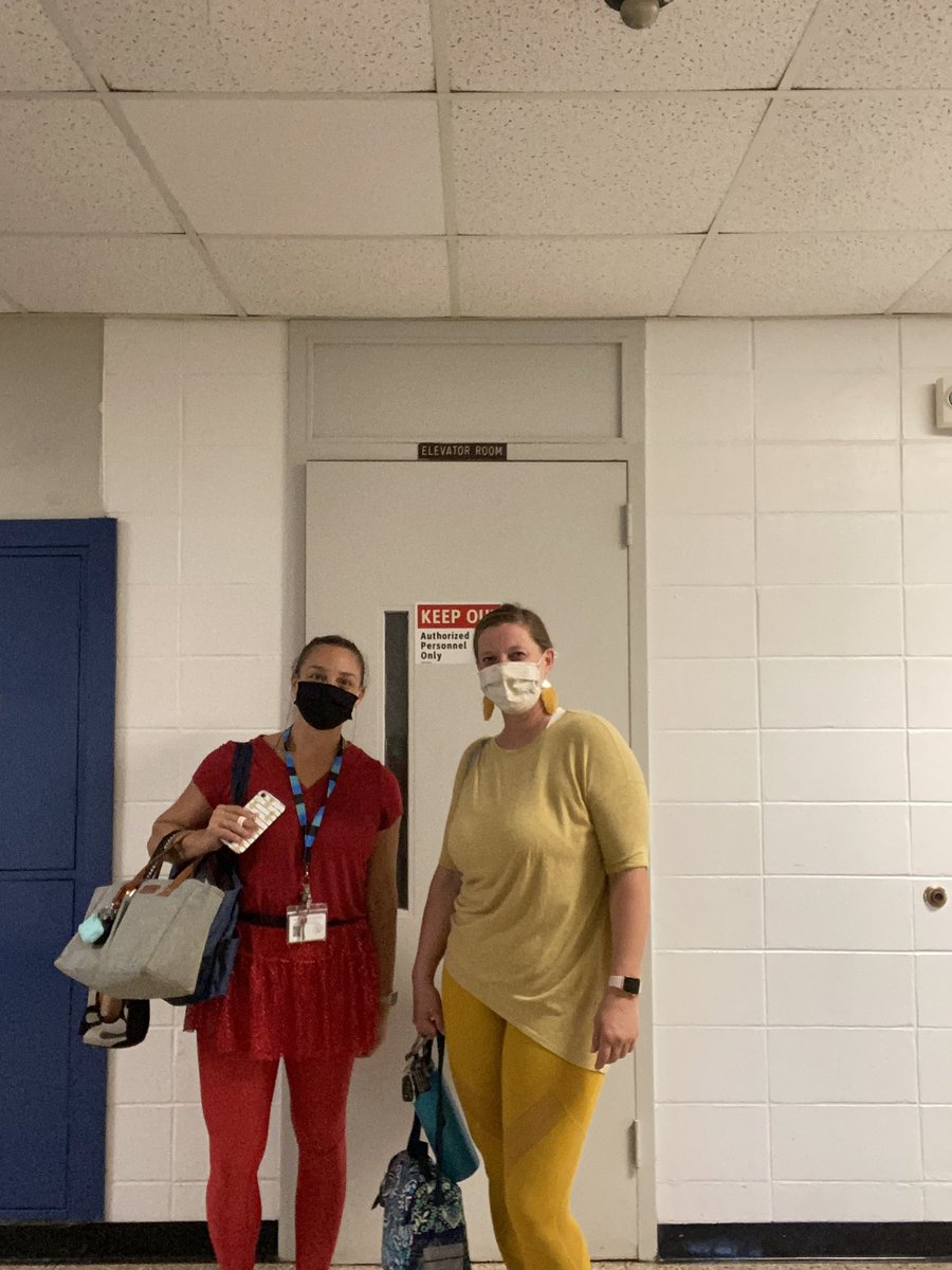 The ketchup to my mustard. 😂 <a href="/apopowskihhs/">MrsPop</a> We ❤️ school spirit week!!!! <a href="/HHS_studentgov_/">HHS Student Council</a> #onecolorwednesday