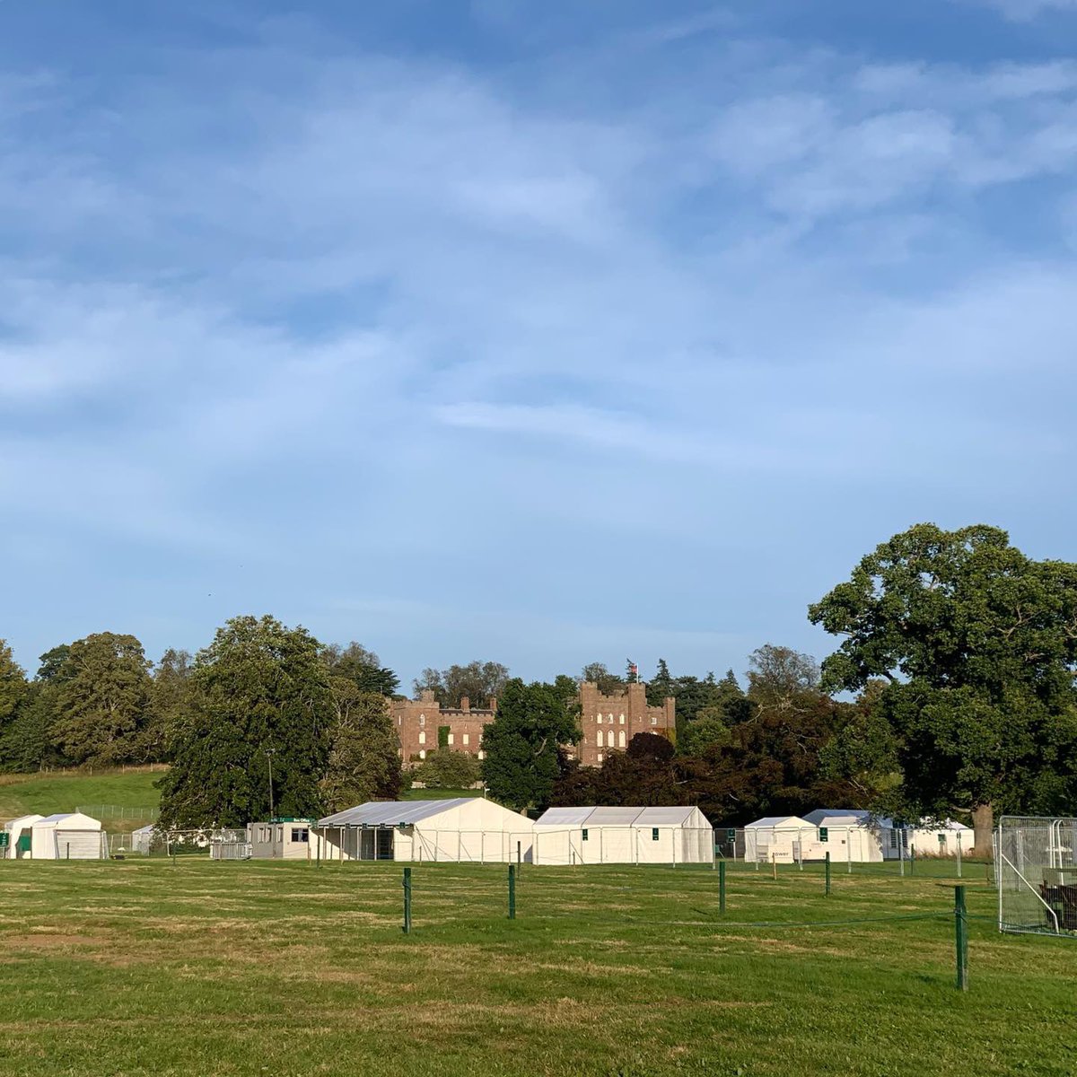 Set up is well underway for the <a href="/ScotGameFair/">GWCTScottishGameFair</a> this weekend.

Who is attending? Don’t forget to enter our Game Fair Giveaway on the <a href="/BASCScotland/">BASC Scotland</a> stand!

#ScottishGameFair