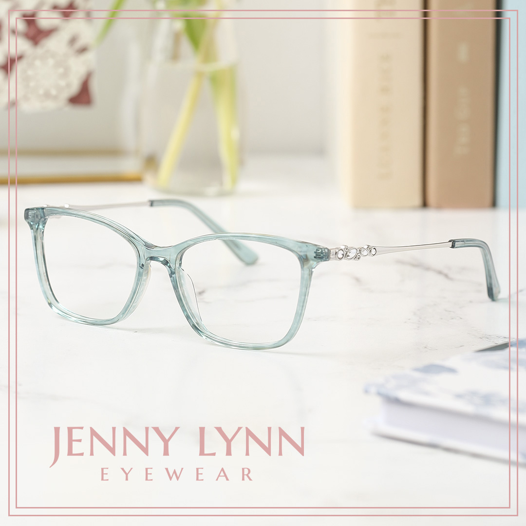 mcgeegroup's tweet photo. NEW! Introducing our frame Graceful, shown in Ocean! Featuring an acetate front, thin metal temples, and unique stone décor, this frame is sure to turn heads. Add Graceful to your practice today: https://t.co/d7kgcWFkOs https://t.co/sOGqwG2aQX