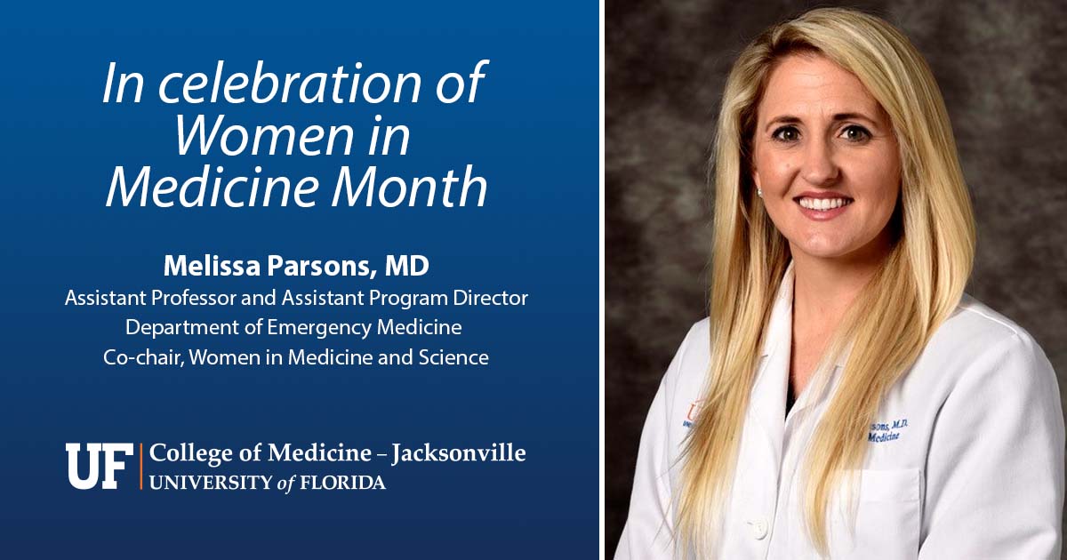 UF College of Medicine - Jacksonville (@ufmedicinejax) on Twitter photo We are celebrating #WomeninMedicineMonth, and today we spotlight Mariam Louis, MD, and Melissa Parsons, MD, who serve as co-chairs of Women in Medicine and Science. Together, they strive for an equitable work environment where women can succeed and thrive. #WIMMonth <a href="/MEParsonsMD/">Melissa Parsons MD</a> We are celebrating #WomeninMedicineMonth, and today we spotlight Mariam Louis, MD, and Melissa Parsons, MD, who serve as co-chairs of Women in Medicine and Science. Together, they strive for an equitable work environment where women can succeed and thrive. #WIMMonth <a href="/MEParsonsMD/">Melissa Parsons MD</a>
